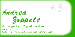andrea zoppelt business card